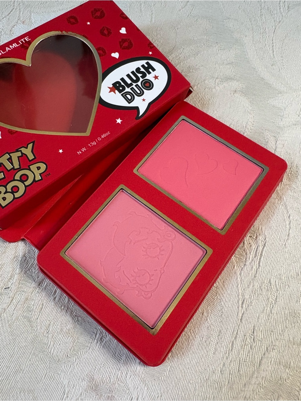 Glamlite x Betty Boop Blush Cheek Duo Palette BNIB